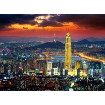 1000조각 사진풍경 직소퍼즐 - 서울 야경 PK10-3144직소퍼즐 퍼즐 1000조각 1000피스 1000pcs 풍경퍼즐 풍경화퍼즐 그림퍼즐 취미생활 취미 명화퍼즐