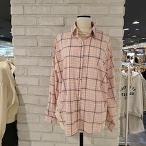 [백화점SAY][파파야] 면 체크 남방 블라우스 PNMRBL012A