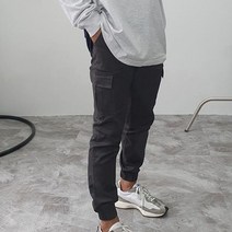 M2-001 남자 포켓 반밴딩 카고 조거 팬츠 (빅사이즈 S~3XL)