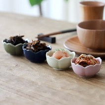 오반자이 사색벚꽃 도자기 종지, 옵션2. 사색벚꽃종지[올리브1p]