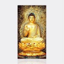 보석십자수 수재샵 황금부처상 40x75