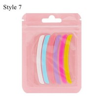 눈썹그리기 재사용 가능한 속눈썹 이식 실리콘 파마 패드 리프팅, style 7