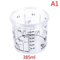 자동차 특수 페인트 스케일 컵 38575014002300 측정 커버 포함, 1개 385ml