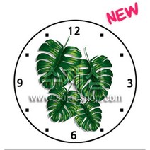 수재샵 [시계키트포함] 시계시리즈 (지름 23cm) 보석십자수, 보태니컬 1