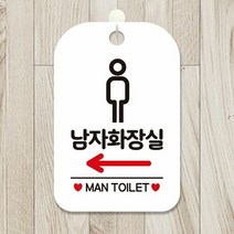 BUI833946남자화장실 생활 가정 잡화 좌측 남자픽토 사각안내판 알림판 화이트
