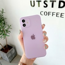 울트라씬 스키니 매트 카메라커버 아이폰 반투명 케이스