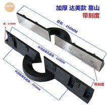 각도 고속 절단기 절단기는 자의 각도 산의 절단기 알루미늄 기계 절단 톱 목재 균형 일반 목공에 따라 다릅니다., 2. 눈금이 있는 후원이 있는 Delta 255