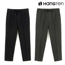 행텐 남성 테이퍼드핏 밴딩 슬랙스-AE9R305021351