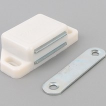 HY 옷장 수납장 자석 빠지링 가구문 부속품 빠지링 빠찌링, 흰색