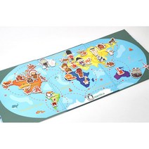 어린이집교구 세계지도 문화알기 자석퍼즐 홈스쿨 두뇌발달 4세아이 마그네틱 아이교구 5세아이 IQ