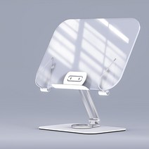 똘똘이핑 독서대 스탠드북 360도 회전 아크릴 독서대 R-09
