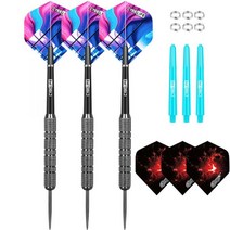 다트용품 다트 게임 판 핀 CyeeLife 20/24/28g/30g 금속 스프링 O 링 + 6 PVC 샤프트 추가 항공편 3PCS 하우스 하드 팁 초보자, CHINA, 20g