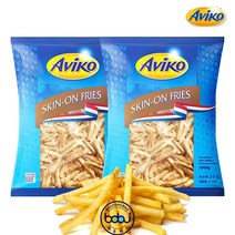 아비코 스킨온프라이 2kg (2봉) 레귤러컷 감자튀김