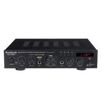 방송 음향 오디오 출력 증폭기 스피커Sunbuck 2000w 5060hz hifi 디지털 스테레오 전력 5 채널 지원 2 마이크 aux 입력 av-338st, 협력사, 검은 색, 우리 플러그