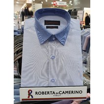 [로베르따디까메리노] 반소매 면혼방 클레릭 슬림핏셔츠 RH24622 (P001561699)