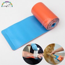 강아지슬개골보호대 수술후 보조 애완 무릎 보호대 동물 sam splint 알루미늄 폼 생존 롤 splint polymer splint 골절 고정 붕대, 460-110mm