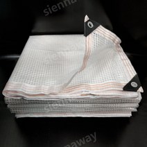 비가림막 천막천 투명 타포린 캐노피 설치 차양 가게 상가 테라스 발코니 어닝, 0x0m, 화이트 웨빙 가장자리 1x4 미터