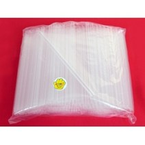 문구랑만들기랑 빨대 약10mm 100개입~200개입 스트로우 일자 투명 일회용 버블티, 200개입, 1봉