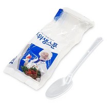 위생스푼 위생수저 여행 10P 배달전문점 캠핑 숟가락 일회용 야외, 포커스온 위메프 1, 포커스온 위메프 1