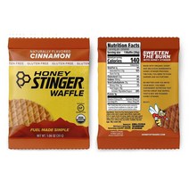 Honey Stinger 허니 스팅어 글루텐 프리 와플 모음 12개 솔티드 카라멜 시나몬 쿠키 크림 스포츠 운동 에너지