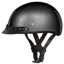 Daytona Helmets 하프 스컬 캡 오토바이 헬멧 DOT 승인 하이 그로스 핑크 M USA 미국, Hi-Gloss Black