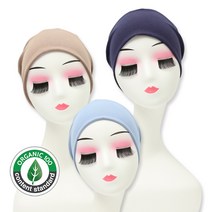 Anosfit by 속구닷컴 국내제작 오가닉항암비니 모음 천연섬유 여성 소아 항암 환자 치료용 모자 두건 얇은 수면 실내용 스카이블루 네이비 모카브라운 기본형 패턴형 회오리형