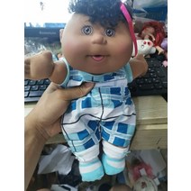 아기바운서 21cm 사랑스러운 양배추 패치 어린이 아기 인형 반송 다시 소녀를위한 생일, 하늘색, 30-50cm