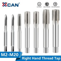 XCAN-오른손 나사 탭 HSS 기계 플러그 1 개 메트릭 드릴 도구 M2 M3 M4 M6 M7 M8 M10 M12 M14 수공구, M10x1.25