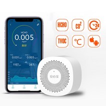 가스감지기 휴대용 디지털 CO2 센서 공기질 포름알데히드 TVOC 이산화탄소 가스 공기 신제품, 한개옵션1