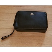 코치 블랙 가죽 가방 시그니처 핸드백
