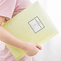보험증권파일 비닐화일 음악악보, 옐로우