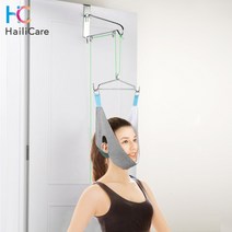 저무리 목늘리기 가정용 목스트레칭기구 목해먹 목디스크견인기 거북목보조기 경추견인기 교수형 견인 키트 조정 가능한 자궁 경부 견인 장치 카이로 프랙틱 들것 통증 완화 헤드, 1개