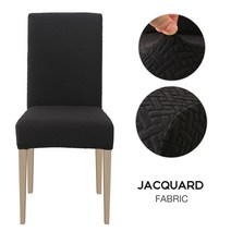 경량 캠핑의자 낚시의자 접이식 등산 차박 1 2 4 6pcs 의자커버자카드 의자 커버 스판덱스 Slipcover 보호대 케이스 스트레치 주방 좌석 호텔 연회 탄성, 4 pcs, Style 2 black