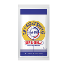 대유 천연물질 입상붕사 10kg 대용량 주말농장 텃밭 붕사비료 복합비료, 1개