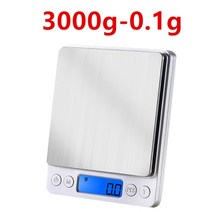 계량 저울 정밀3000g/0.1g 전자 디지털 디스플레이 규모 플랫폼 규모 500g/0.1g 보석 그램 저울 정밀 규모, 3000g-0.1g