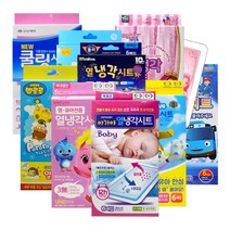 캐릭터 열냉각시트/유아 아기 열날때 열패치 쿨패치, 06_뽀로로 열냉각시트 6매입 1개