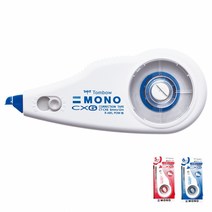 모노 수정테이프 CX CX6 CX5 수정테이프 모노문구 수정펜, 레드5mm