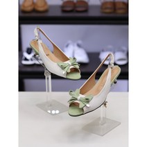 바이로쏘 오픈 토 리본 키튼힐 3.5cm 슬링백샌들 (BY)22S7984BA4