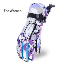 Thermal Ski Gloves Men Women Windproof Waterproof Glove Snowmobile Motorcycle Riding Heating One Siz, [01] One size, [04] men 04