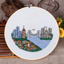 프랑스자수 DIY 패키지, 37 항구도시 20cm, 1개
