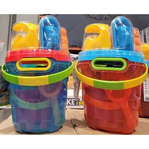 BUCKET Playset 디럭스 모래놀이 세트 18pc (블루 레드 2종 택1) / 2세이상 / 코스트코, 2.레드
