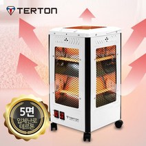 테르톤5058 페치카스타일 오면 전기히터 입체난로, 상세페이지 참조
