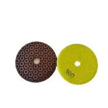 대리석연마4인치 100mm 다이아몬드 유연한 습식 연마 패드 스톤 화이트 본드 샌딩 디스크 화강암 대리석 바, 07 800