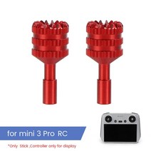 미니 3 프로 RC 엄지 로커 용 리모컨 조이스틱 DJI 액세서리용 컨트롤러 스틱 교체, [01] red
