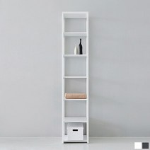 마켓비 ESENI 좁은 7단 선반 철제 선반장 수납장 진열장 진열대, 블랙