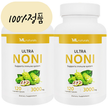 [1+1] 마이라이프 내추럴스 울트라 노니 3000 mg 120 베지캡슐 2병 [빠른배송 안심배송], 2개, 120정