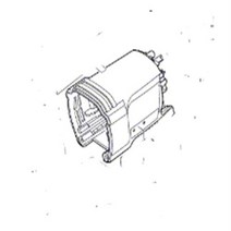 보쉬 모터하우징(겉케이스) GBH2-26RE용