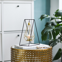 엔틱 티라이트 캔들 스탠드 거치대 감성 분위기 연출, 삼각스탠드