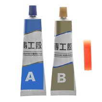 주물용 접착제 Quick Fix Adhesives AB Industrial Metal Cast Glues Repair Paste Epoxy Resin Tools, 01 1 Set