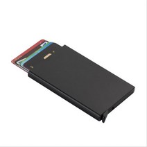 자동 스테인레스 스틸 신용 카드 홀더 남성 슬림 안티 보호 여행 ID 여성 Rfid 지갑 금속 케이스 포르테 카